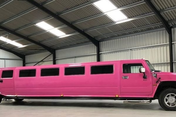 Pink H2 Hummer 16 seater
